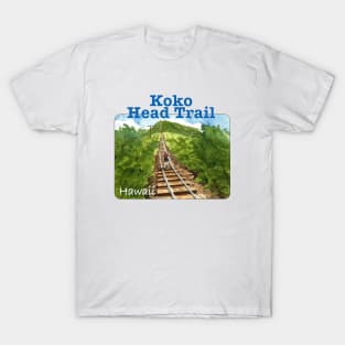 Koko Head Crater Trail, Hawaii T-Shirt